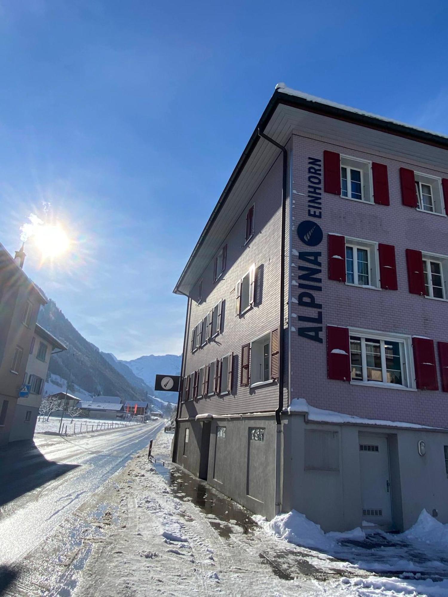 Hotel Alpina Einhorn - Self-Check-In Wolfenschiessen Exterior photo